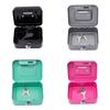 Creative Handheld Piggy Bank: Small Lockable Coin Storage Box with Key