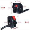 Motorcycle Switch for Huanglong BN300/BN600 Handlebars, Headlight Wiring Modification Required
