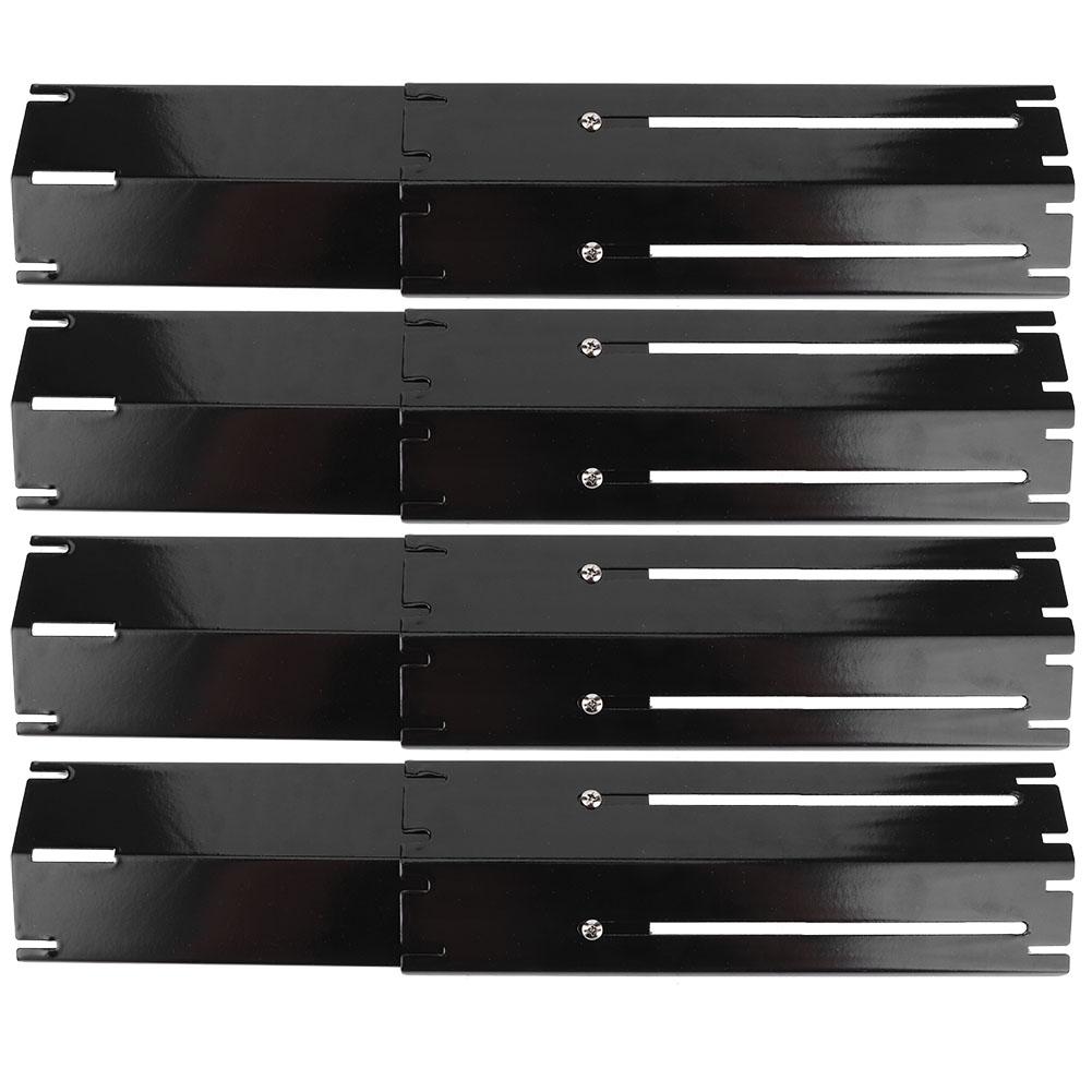4 Sets Adjustable Grill Heat Plate Shield Heat Tent Replacement Parts Fit for Brinkman BBQ Gas Grill