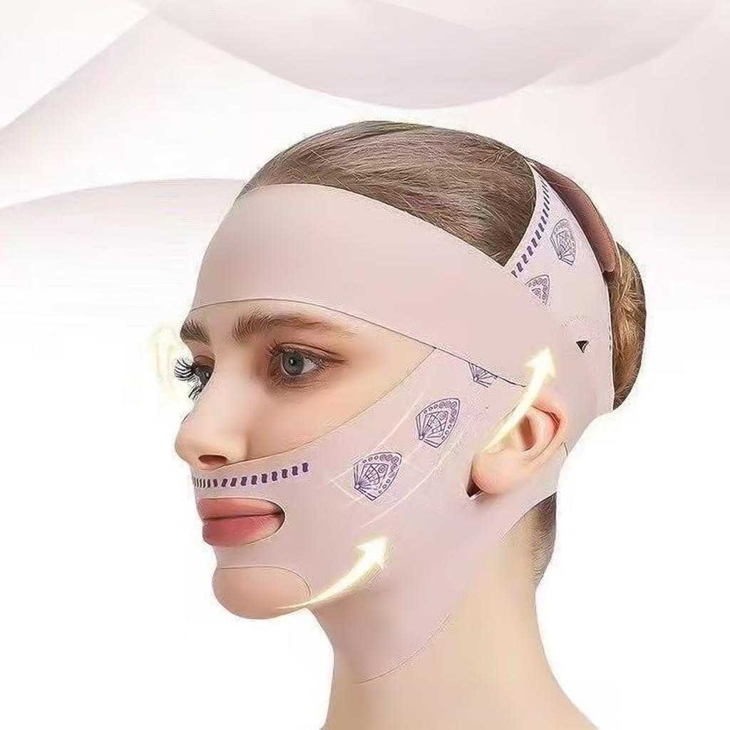 Facial V-Shaped Up Lift Belt Double Chin Reducer Face Slimming Strap for Daily Use Face
