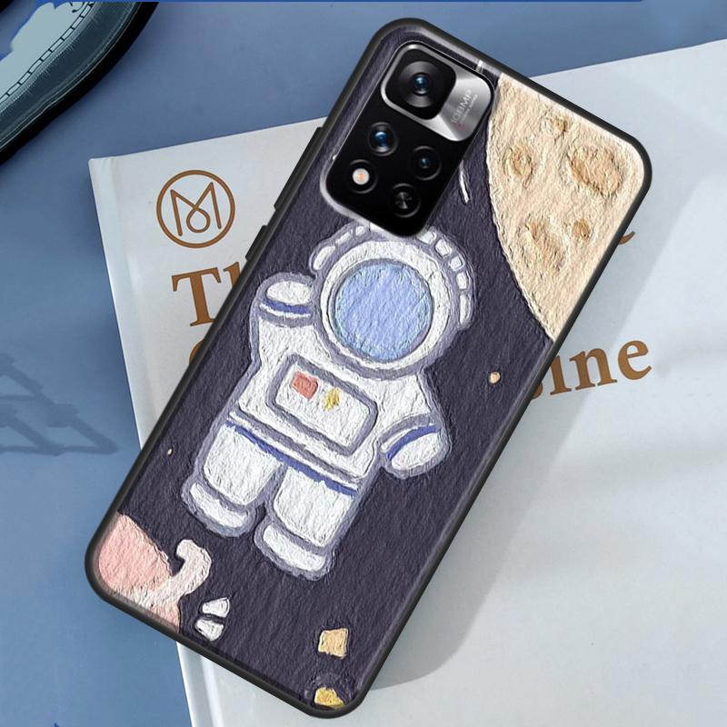 Kawaii Bears Rabbit Oil Painting Case For Xiaomi Redmi 13C 10C 12C 14C Redmi Note 14 13 Pro 12 11 9 10 9S 10S 11S 12S Cover