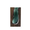 Wooden Glass Vase Transparent Flower Pot Desktop Ornament Hydroponic Flower Holder  Office