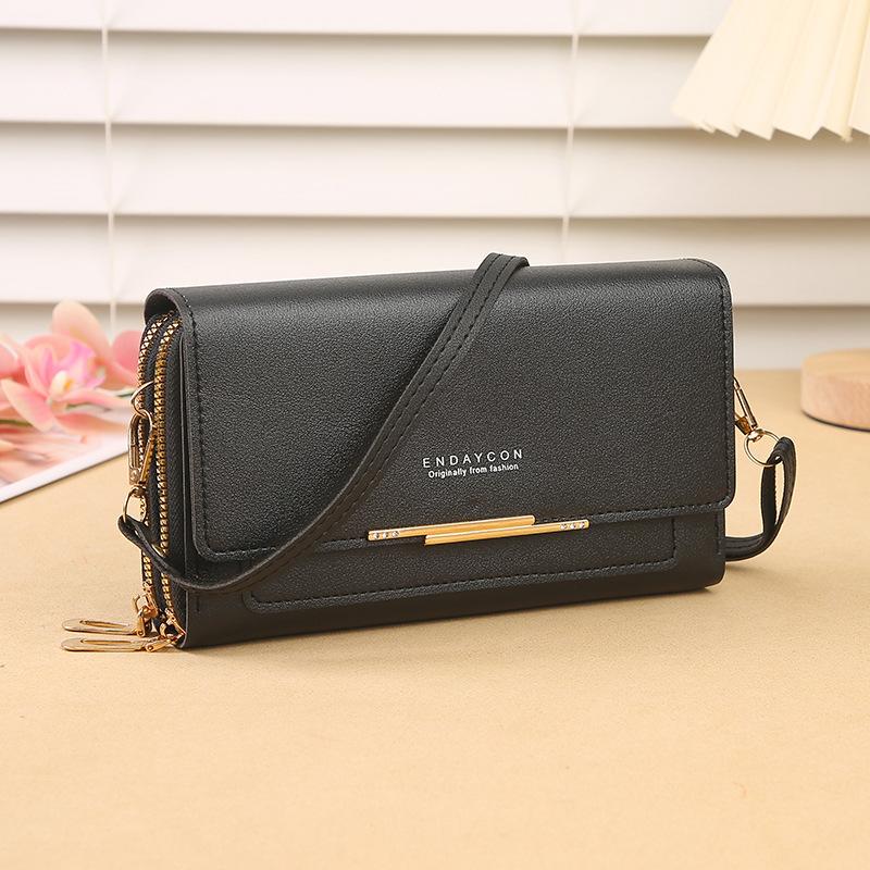 Women Wallets Buckle Zipper Long Wallet Clutch Purse Coin Card Holder