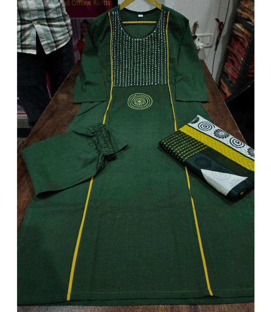 Women Designer Top Tunic Kurta Patn Dupatta Set Indian Bollywood Party Wear Salwar Suit