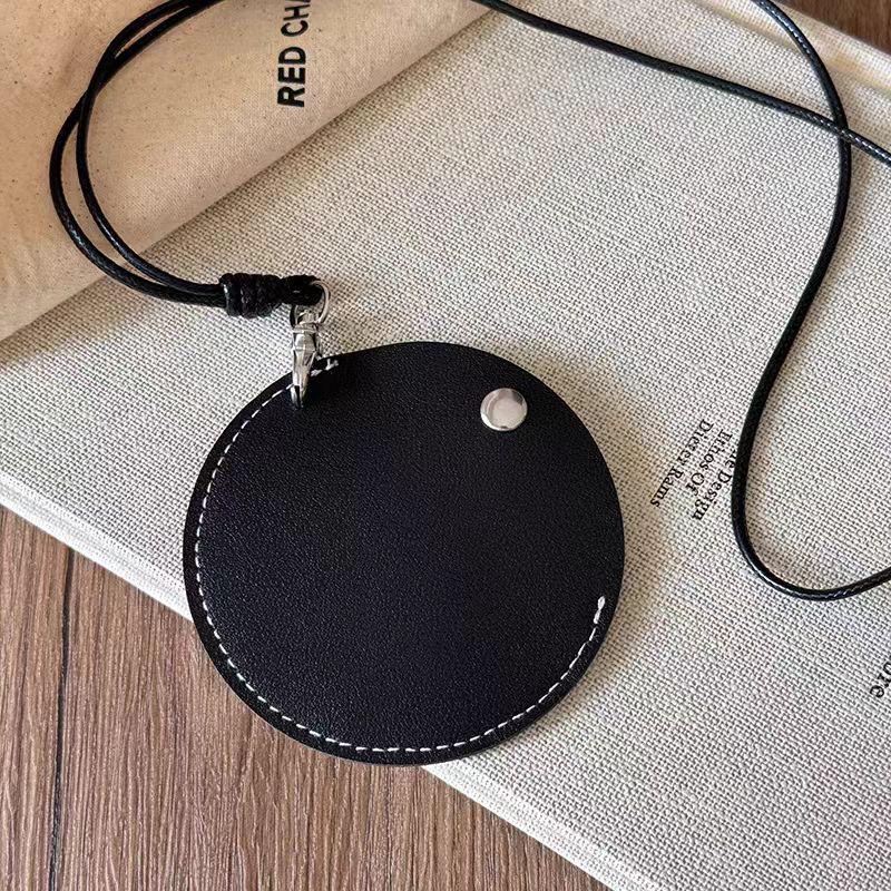 

Шкіряна сумка в стилі блогера з ланцюжком-светром, багатофункціональна сумка для навушників, намисто, жіночий чохол для окулярів та аксесуари