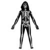 Costume Spaventoso da Zombie Cosplay Scheletro Teschio Costume Completo Costume di Halloween per Bambini Adulti Carnevale Festa Travestimento