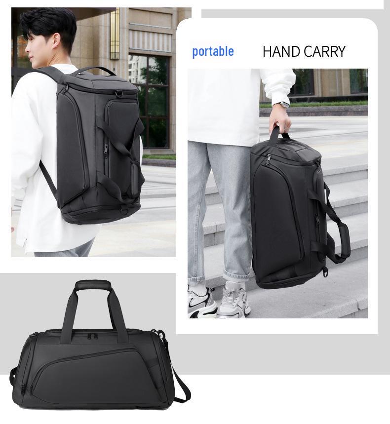 Unisex Travel and Gym Bag with Shoe Compartment, Wet/Dry Separation, Large Capacity for Short Trips and Sports.