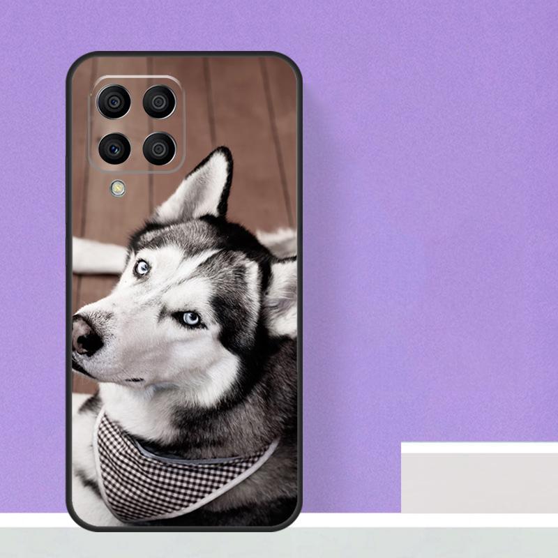 Animal Husky puppy Case For Samsung Galaxy M14 M34 M54 M31 M11 M13 M53 M51 M12 M32 M52 M16 M36 M56 M15 M35 M55