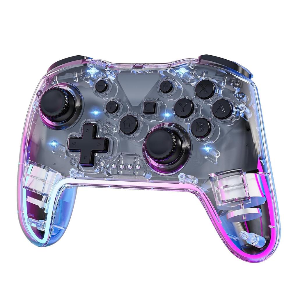 Twylyte Switch Wireless Pro Kompatibel mit RGB Turbo Vibration Ergonomischer Lange Spielzeit Controller, Controller, Switch/Switch Lite/Switch OLED,