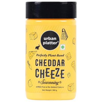 Urban Platter Çedar Peyniri Tozu, 100g (Çok Amaçlı Bir Çeşni, Patlamış Mısır, Makarna, Patates Kızartması Çeşnisi İçin Mükemmel | Süt Ürünü İçermez)