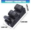 Driver Position Glass Control Switches 8L8Z14529AA for 2008-2012 Pickup Window Service, 12V Interior Panel Structure, ABS Housing, and Daily Repair