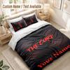 Custom Name Bedding Set 3 PiecesThe Cure Print Duvet Cover + 2 Pillowcases Soft Bed Decor