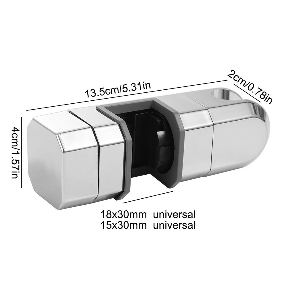 Universal 15mm-30mm Slider Bar Holder Removable Mounting Shower Rail Head Shower Bracket  Household