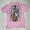 Unsere Liebe Frau von Guadalupe Grafik T-Shirt Herren Groß Rosa Mexiko Religion Jungfrau Maria