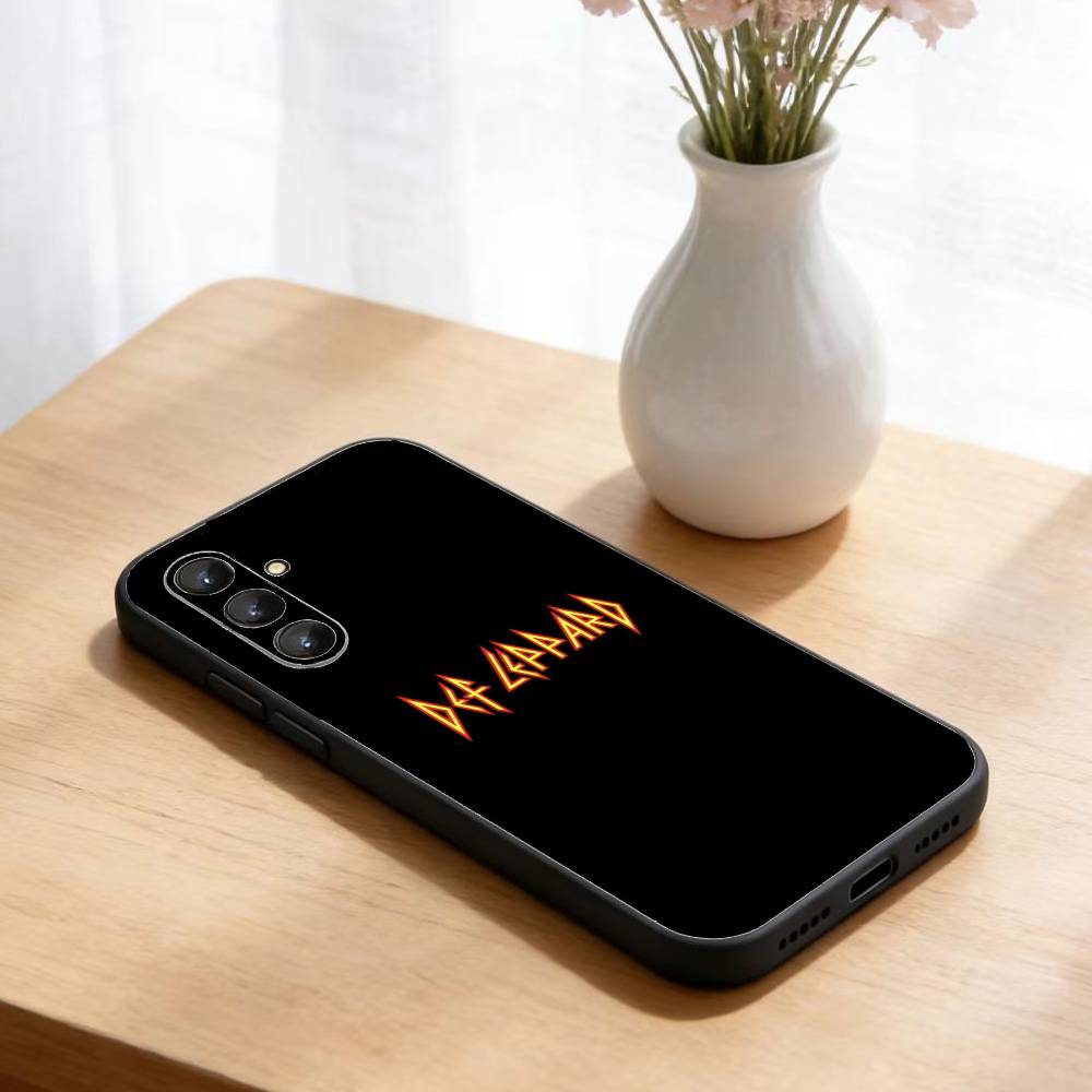 

Hot rock band D-Def leppard Phone Case For Samsung Galaxy A73,A21s,A22,A31,A52,A53,A71,A41Soft Black Shell Samsung a73 5g