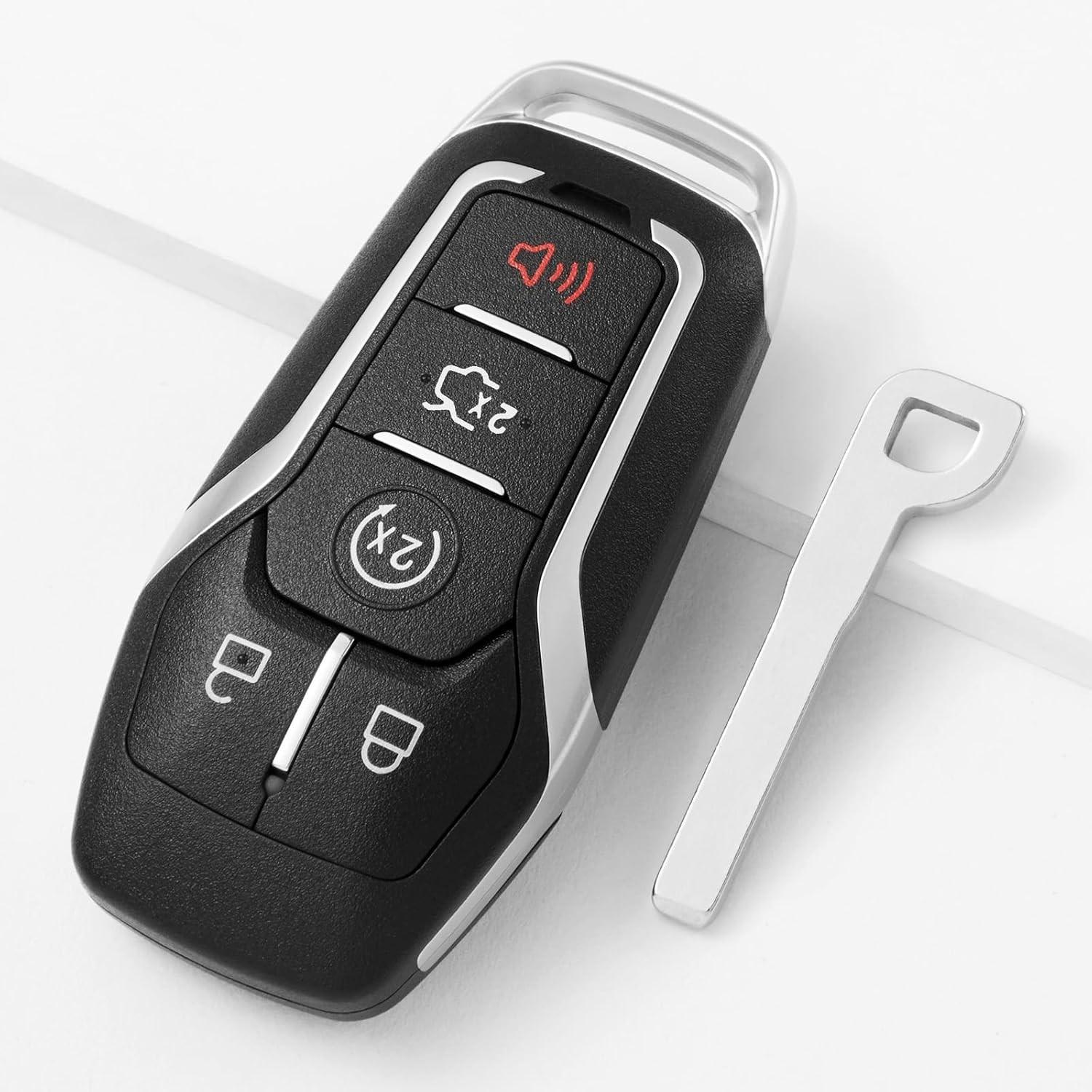 Key Fob Shell Fits for Mustang Fusion Edge Explorer F150 F250 F350 2013-2017,