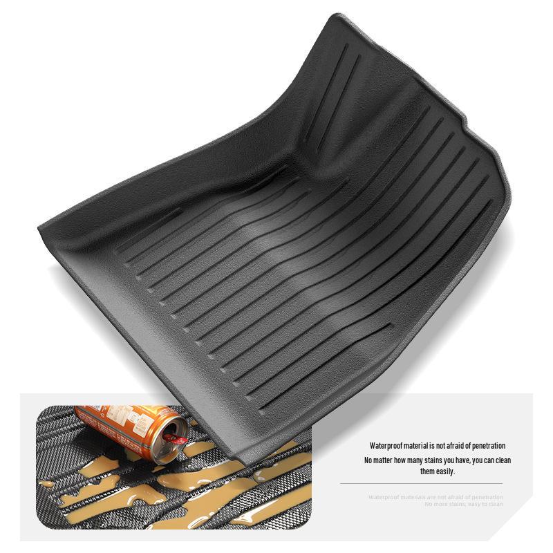 New Tesla Model 3 Right-Hand Drive TPE Floor Mats - Injection Molded, Set of 24