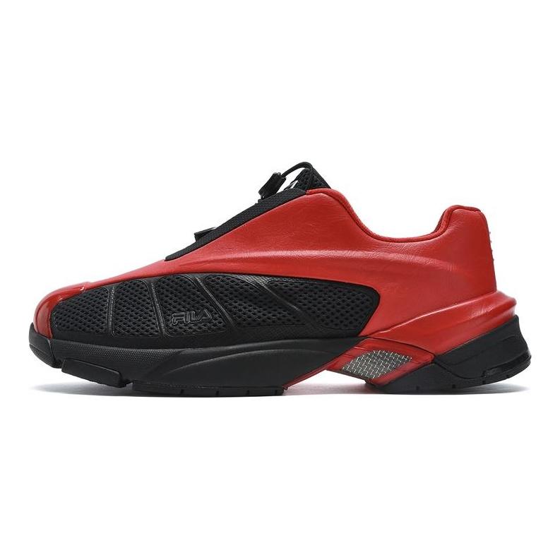 FILA Couple Matching Versatile Fashion Low-Top Casual Shoes Women sneaker Fire-Red Black F12W431116FFB