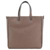 Garavani Rockstud Large Capacity Detachable Shoulder Strap Calfskin Tote Crossbody Shoulder Bag Men Bags Brown Y2B0C35BFQ42P