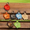 Pet Hair Keepsake Keychain Leather Memorial Locket For Storing Dog Cat Fur, Cute Pet Loss Gift, Remembrance Key Ring Bag Charm