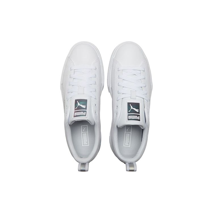 Puma Mayze Lth Iridescent Sneakers Women Sneakers White 387269-01