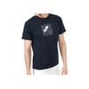 STONE ISLAND Logo Slim Fit Crew Neck Short Sleeve T-Shirt Men Tops Navy-Blue 80152NS83-V0020