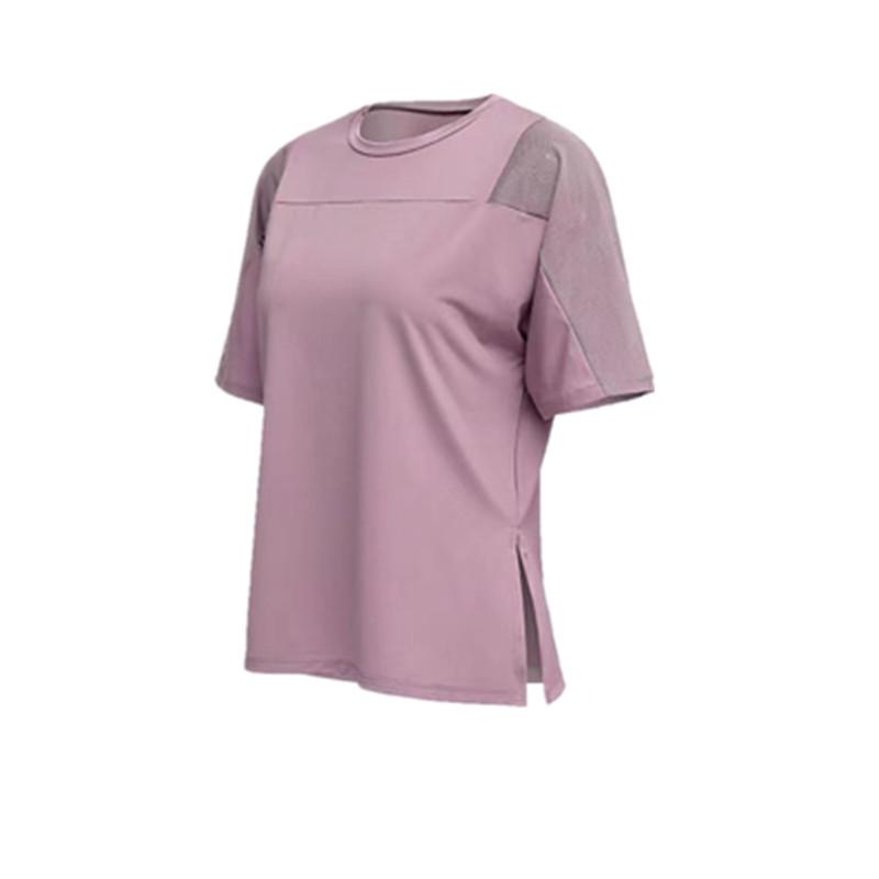 Plus Size Women's Quick-Dry Yoga Top - Short Sleeve, Loose Fit, Summer Running & Fitness T-Shirt