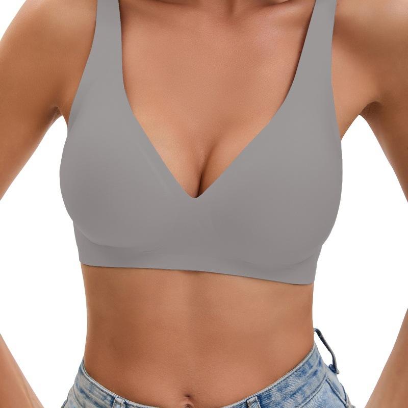 Underwear Women's Seamless Steel Rim Comfortable Full Cup Bra Hot