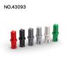 50pcs MOC Parts 43093 High-Tech Axle Pin 1L featuring Friction Ridges Lengthwise Works With Brick Particle Kid Toy DO IT YOURSELF Construction Block