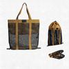 Foldable Storage Bag Heavy Duty Camping Tote Water Resistant Oxford Fabric Portable Organizer Carry Handle Travel Accessory