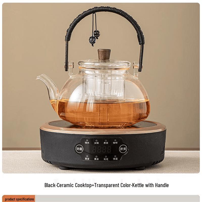 Tea Xun Electric Ceramic Stove & Glass Teapot Set
