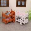 Cross-Border Doll Double Bed Furniture Set - Girl's Playhouse Bedroom Scene Toy