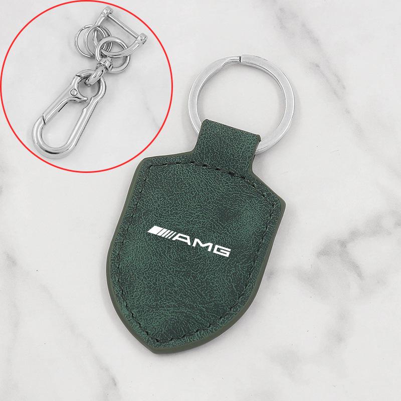 Sleek Carbon Fiber Leather Keychain for Mercedes-Benz V-Class V300L & Vito V260