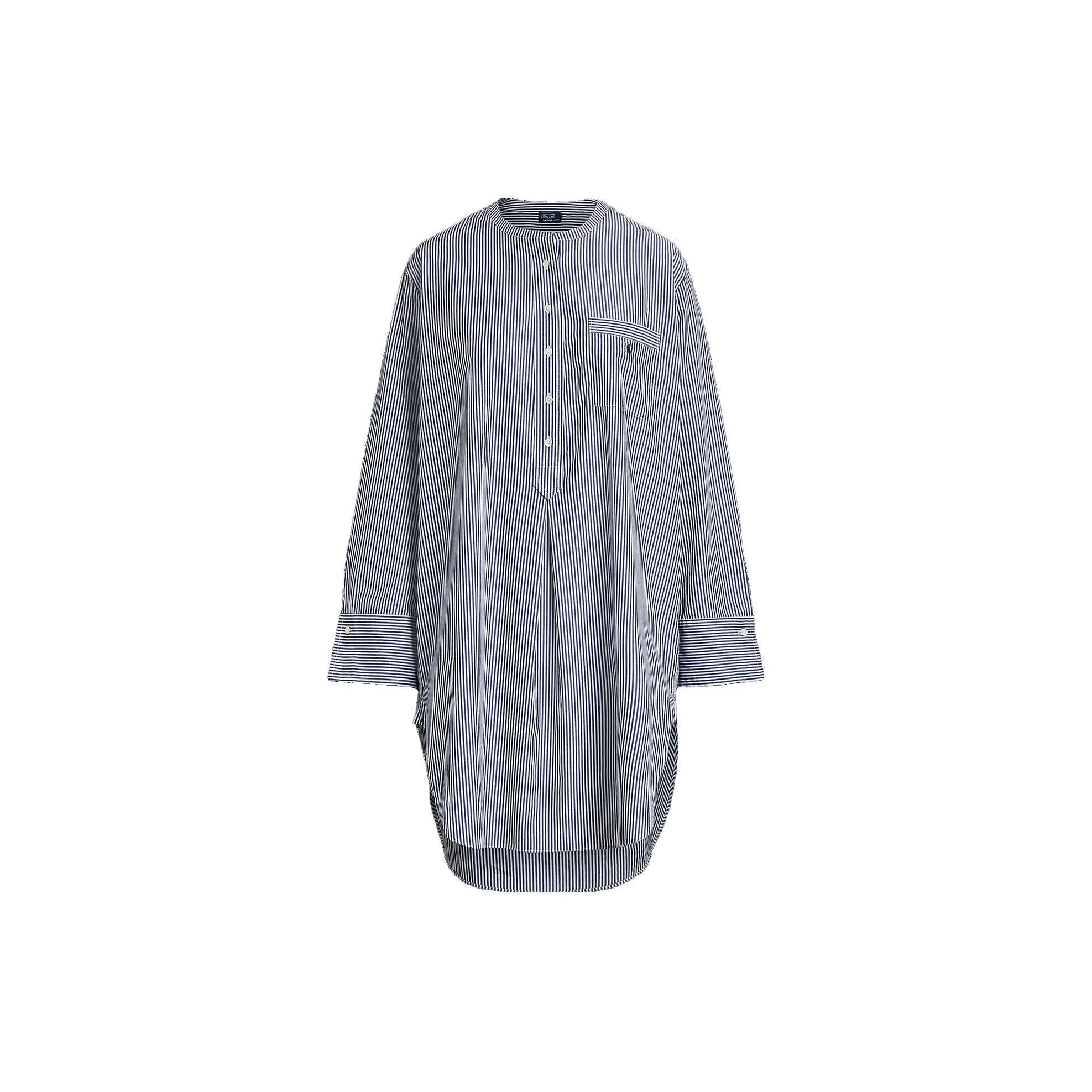 

Платье Polo Ralph Lauren Ss23 в полоску с круглым вырезом и длинными рукавами Женские платья Синий WMPOSLPNDV20003-999 M