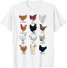 Different Chickens - Chicken Breeds Tee Gift Unisex T-Shirt Mens Womens Tees Top
