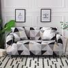 Geometric Elastic Slipcovers for Living Room Modern Sectional Corner Sofa Couch Cover Sofa Cover Chair Protector 1/2/3/4 Seater