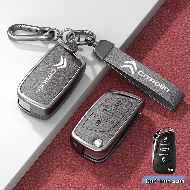 Car Key Cover & Buckle for Citroen C3XR, C4L, Tianyi, C5, C4 Sega, Elysee, C6 Models