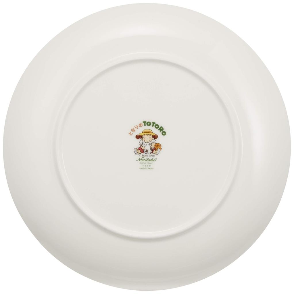 Noritake Bone China Plate, 23cm, My Neighbor Totoro (Morning Glory Edition), Microwave Safe, 1 Piece, T50116A/4660-4
