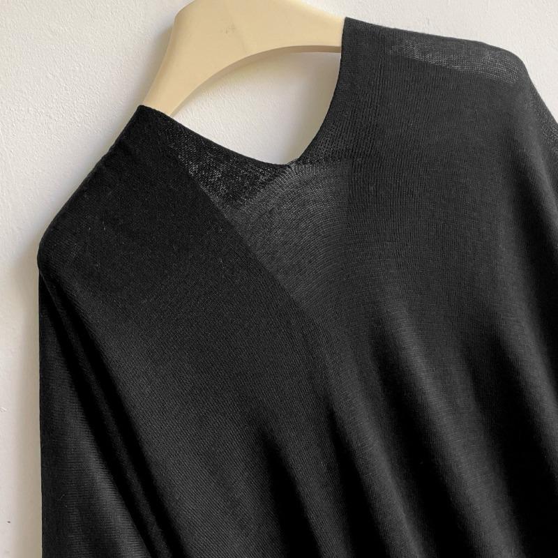 Loose Knit Shawl Sun Protection Spring Summer Autumn Long Cover Up