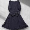 Used New Formal Dress Black Large Size LL 42 Ribbon Belt Long Length Ceremony Formal Black