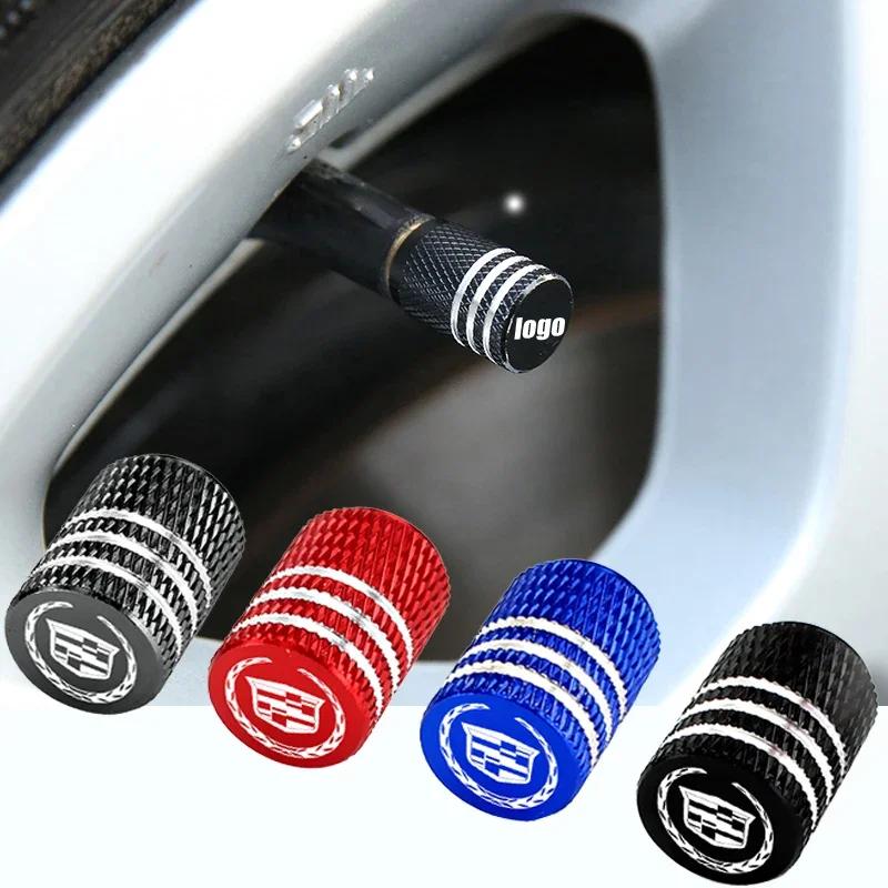 4pcs Valve Cover for Cadillac Escalade ATS BLS CTS CT4 CT5 CT6 EXT STS SLS SLR SRX XLR New Wheel Tire Valve Caps Decor