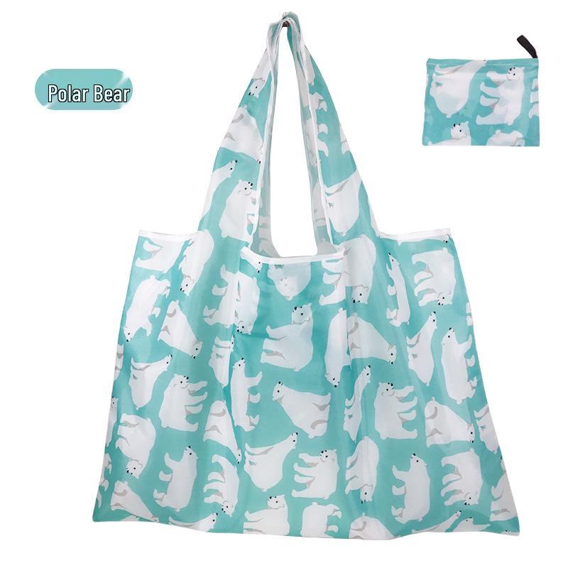 Eco-Friendly Large Capacity Folding Grocery Bag - Oxford Cloth