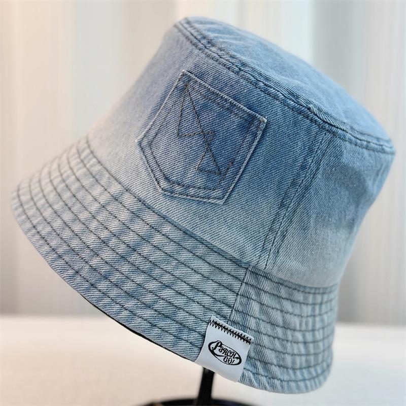 Spring New Denim Fisherman Hat Children Retro Sunshade Bucket Hat Basin Hat
