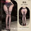 Sex stockings D thin oil-shiny pantyhose sexy fake two-piece lace splicing over knee stockings women