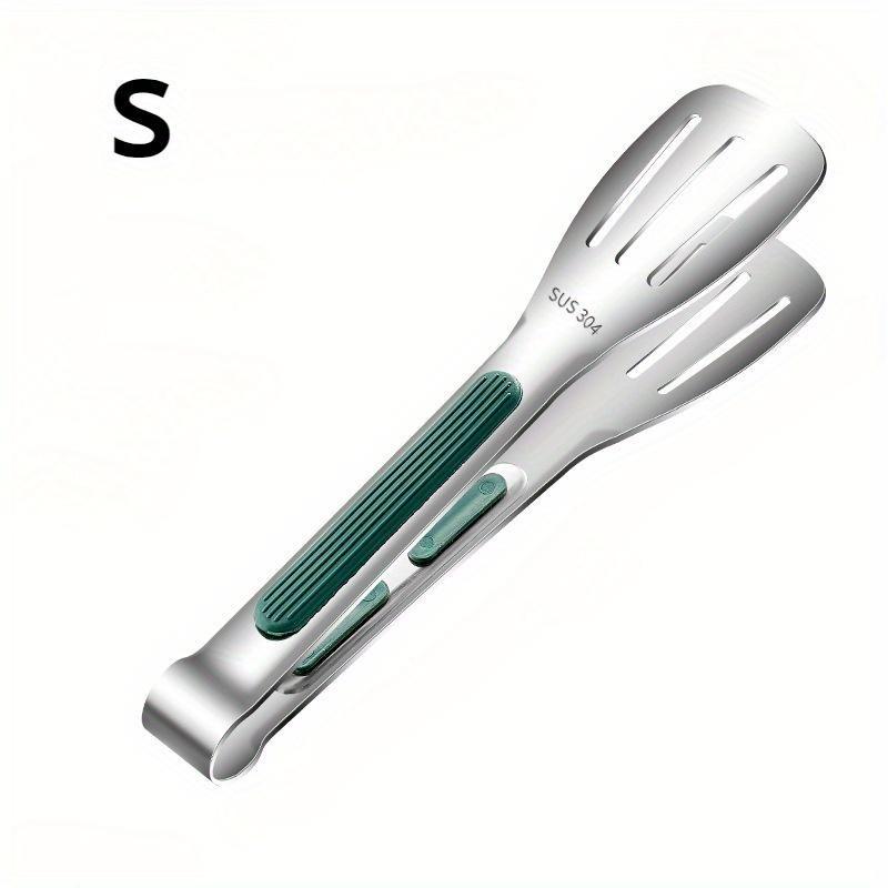 S/M/L Stainless Steel Kitchen Tongs for Cooking Food Tongs Non-Slip Handle Outdoor Barbecue Tongs Meat Bread Tongs Cooking Accessories
