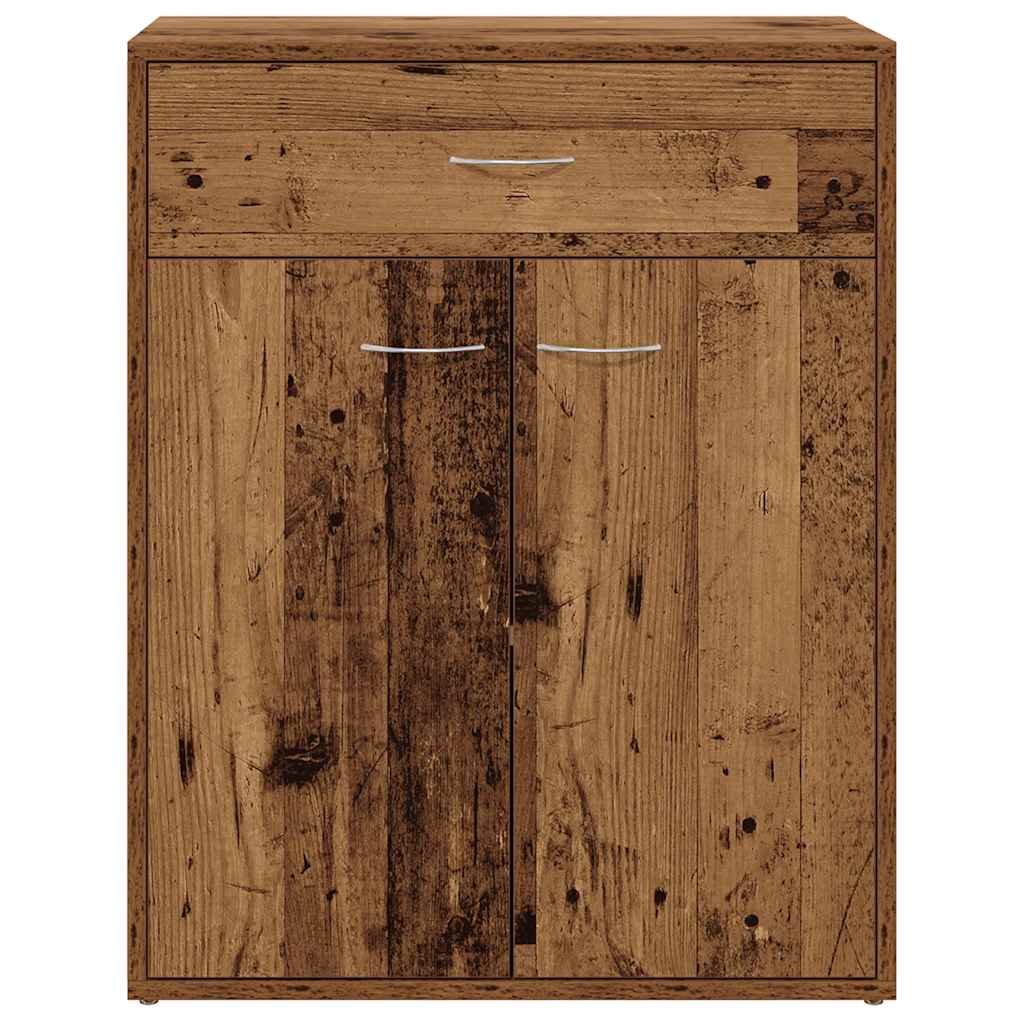 Sideboard in Rustic Wood Look 60 x 30 x 75 cm Engineered Wood