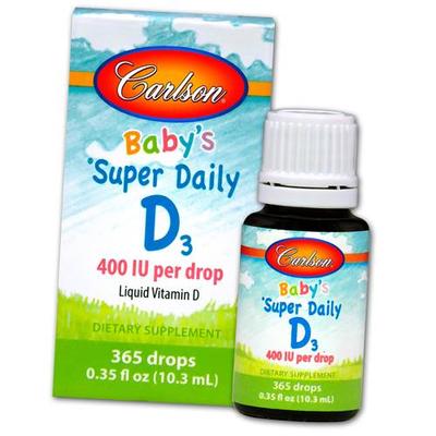 Vitamin D for Children, Baby's Super Daily D3, 10ml (36353009)