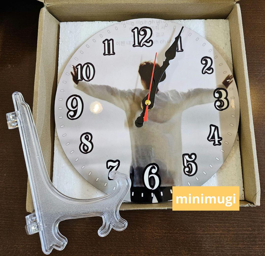 

[Б/У] BTS JIMIN Часы Promise 20 см x 20 см Корея с подставкой