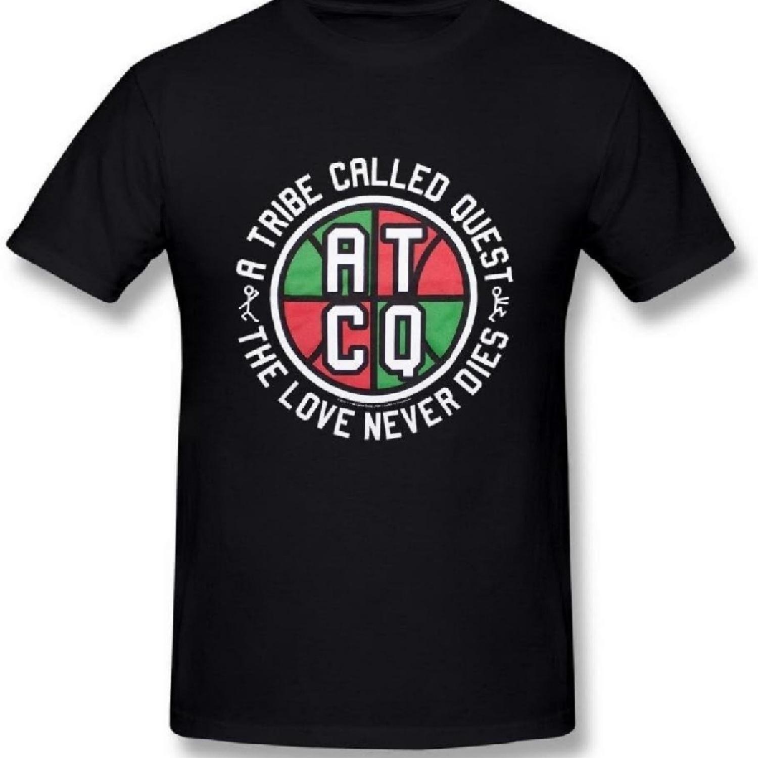 

AICH Men s Love Never Dies Tribe Called Quest Black T Shirt Size S XXXXXL
