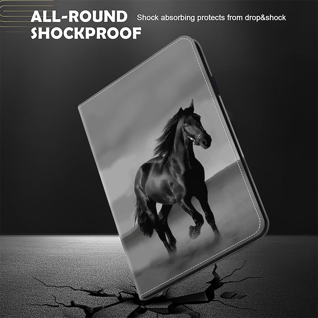 For iPad Air (2013)/Air 2/iPad 9.7-inch (2017)/(2018) Case PU Leather Tablet Cover Pattern Viewing Stand